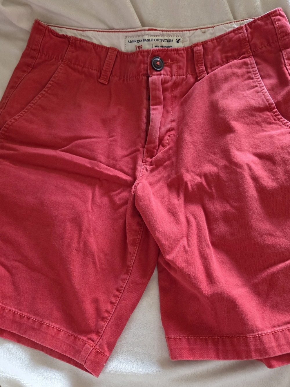 American Eagle Men’s Red Chino Shorts
